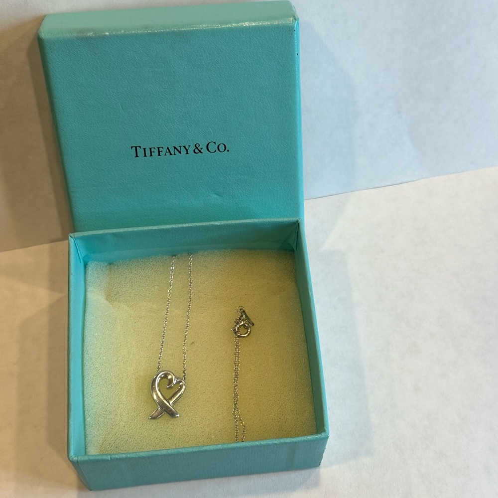 Authentic Tiffany & Co. Paloma Picasso Loving Heart Necklace